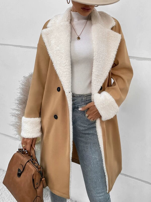 Elegant Casual Wool Coat for Women
