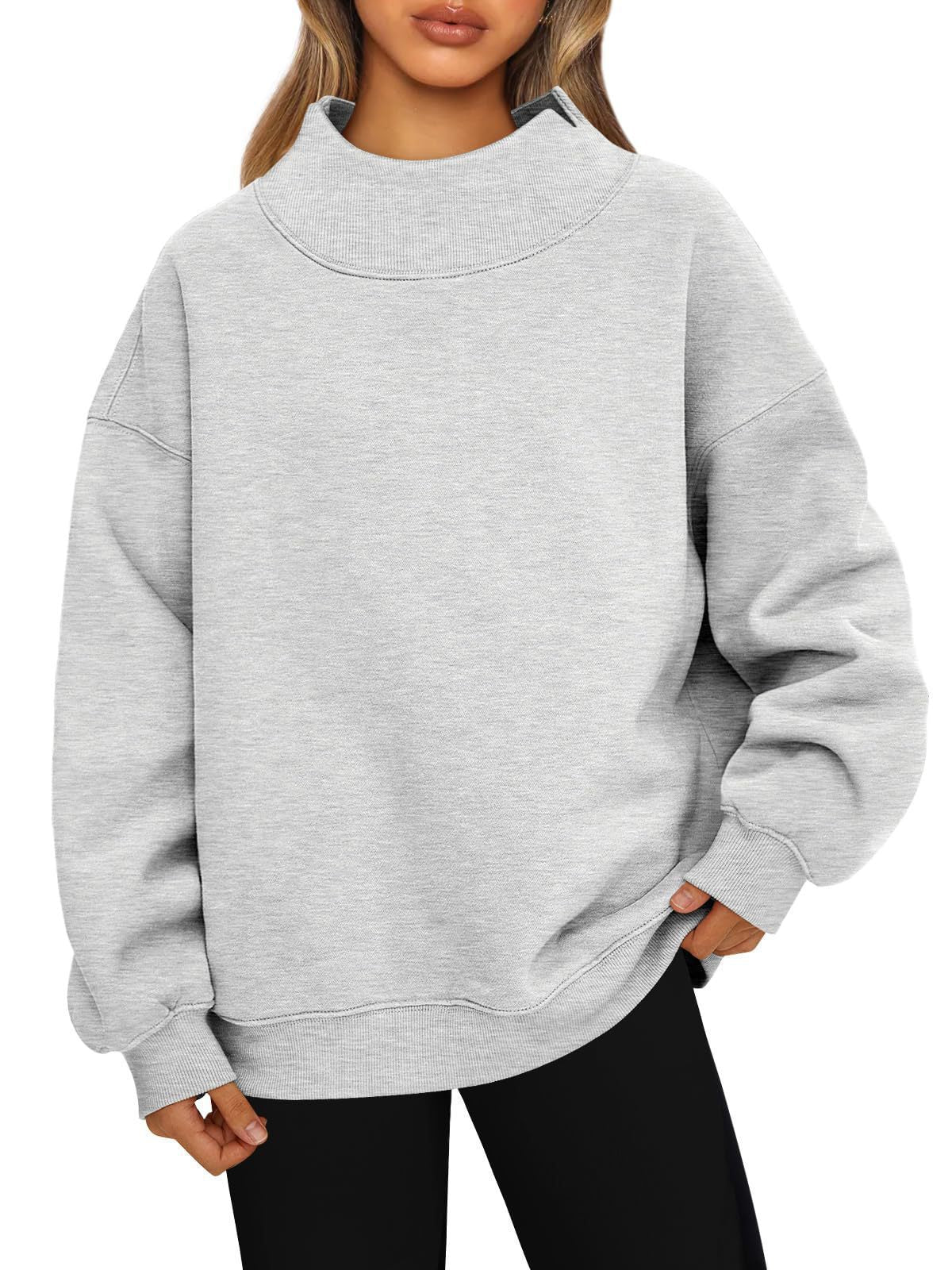 Everyday Oversized Turtleneck Pullover Comfort